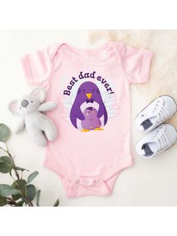 KNITROOT - Unisex Pink Cotton Onesie