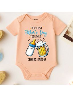 KNITROOT - Unisex Peach Cotton Onesie