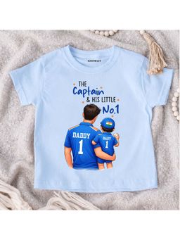 KNITROOT - Unisex Blue Cotton T-Shirt