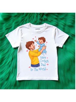 KNITROOT - Unisex White Cotton T-Shirt