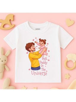 KNITROOT - Unisex White Cotton T-Shirt