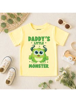 KNITROOT - Unisex Yellow Cotton T-Shirt
