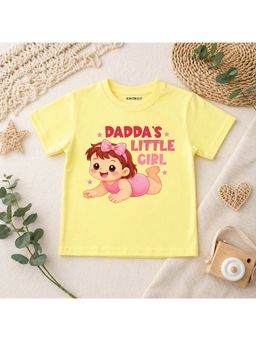 KNITROOT - Unisex Yellow Cotton T-Shirt