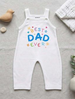 KNITROOT - Unisex White Cotton Bodysuit