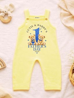 KNITROOT - Unisex Yellow Cotton Bodysuit