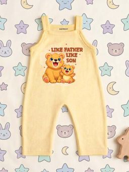 KNITROOT - Unisex Yellow Cotton Bodysuit