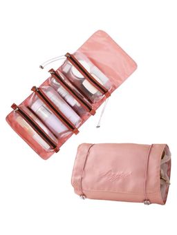 Firstseen - Detachable Foldable Hanging Makeup Bag with 4 Transparent Zip Compartments