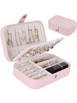 Firstseen - PU Leather Jewellery Organizer Rings, Earrings, Necklaces Storage Case