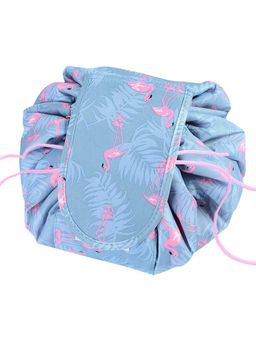 Firstseen - Drawstring Cosmetic & Makeup Organizer Bag Portable Vanity Pouch for Women