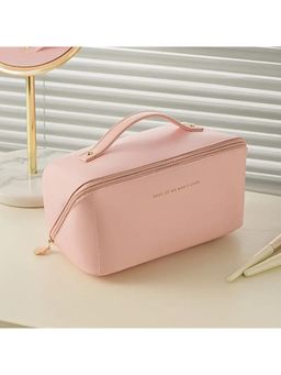 Firstseen - Luxury PU Leather Travel Cosmetic Bag Portable Makeup & Jewellery Organizer for Women