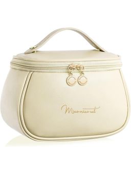 Firstseen - Luxury PU Leather Travel Cosmetic Bag Portable Makeup & Jewellery Organizer for Women