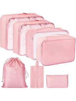 Firstseen - 7 Pcs Travel Organizer Pouch Set for Women Waterproof Packing Cubes