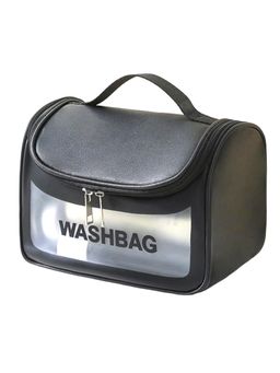 Firstseen - Travel Wash Bag for Toiletries & Makeup Large Capacity Portable Organizer with Handle