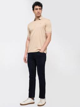 ColorPlus - Men'S Slim Fit Solid Dark Blue Jeanss