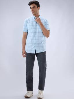 Parx - Men Straight Fit Solid Black Jeans