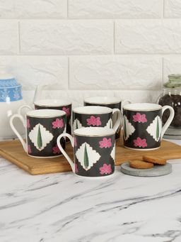 India Circus by Krsnaa Mehta - Cacatua Galeritas Realm Coffee Mug (Set of 6)