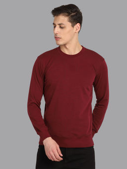 Free Authority - Regular Fit Maroon Sweatshirt
