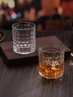Trovea's - Cavra Clear Whiskey Glasses (Pack Of 2)