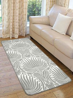 Saral Home - Anti Skid Yoga Exercise Rugs (Grey, Cotton)