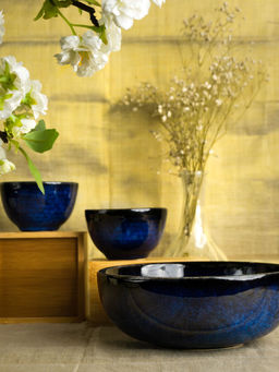 Amalfiee Ceramics - Handmade Saanjh Premium Big Bowl Set Of 3