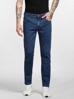 Jack & Jones - Dark Blue Low Rise Ben Skinny Jeans