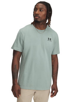 Under Armour - Men Green Solid T-Shirt