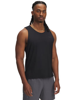 Under Armour - Men Black Solid Tank
