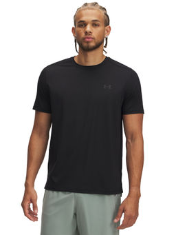 Under Armour - Men Black Solid T-Shirt