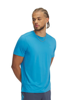 Under Armour - Men Blue Solid T-Shirt