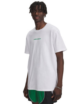 Under Armour - Men White Solid T-Shirt