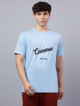Converse - Men Blue Star Outline T-Shirt