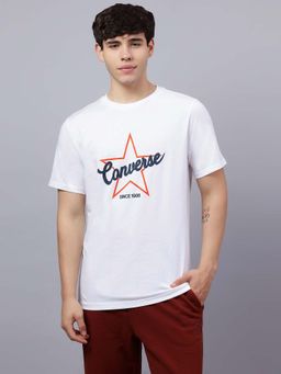 Converse - Men White Star Outline T-Shirt
