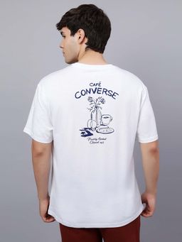 Converse - Men White Cafe T-shirt