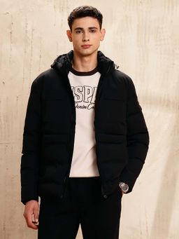 U.S. Polo Assn. Denim Co. - Men Black Legend Of Horseshoe Puffer Jacket