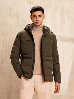 U.S. Polo Assn. Denim Co. - Men Green Legend Of Horseshoe Puffer Jacket