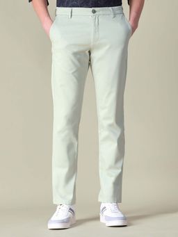 U.S. POLO ASSN. - Men Green Denver Slim Fit Twill Trousers