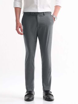 Arrow - Mens Super Slim Fit Velocity Trousers Grey