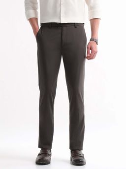 Arrow - Mens Super Slim Fit Velocity Trousers Brown