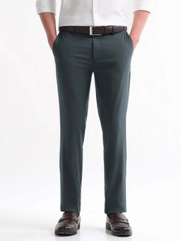 Arrow - Mens Super Slim Fit Velocity Trousers Green