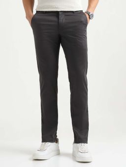 Arrow Sports - Sport Mens Satin Slim Fit Trousers Grey