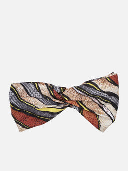 Aditi Wasan - Multi-Color Printed Viscose Knot Design Headband