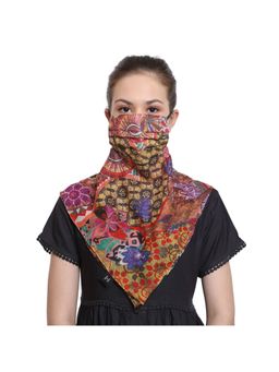 Anekaant - Multi-Color 3-Ply Reusable Cotton Printed Scarf Style Mask