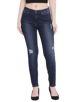 Spykar - Navy Blue Skinny Fit Jeans