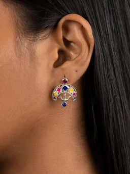 Shaya by CaratLane - Sadu Bharat Style Sterling Silver Earrings