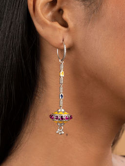 Shaya by CaratLane - Moti Tanko Inspired Sterling Silver Earrings