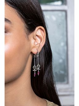 Shaya by CaratLane - Nagade Sang Dhol Baaje Jhumkas in 925 Silver