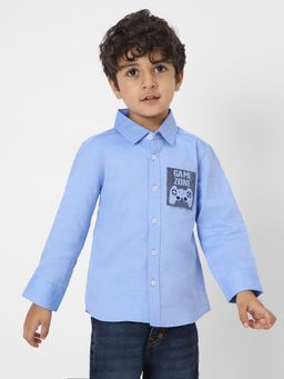 Nautinati - Boys Cotton Printed Shirt