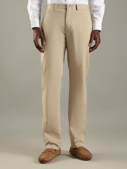 Tommy Hilfiger - Beige Solid/Plain Casual Trouser