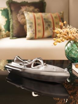 Pure Home + Living - Grey Decorative Speed Boat