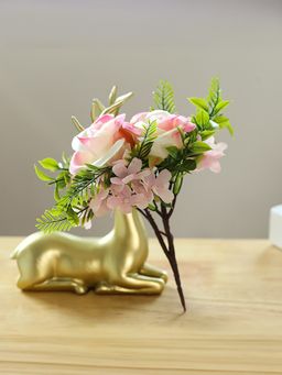 UMAI - Artificial Plant Light Pink Rose Flower Bulb